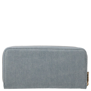 Seidenfelt Smilla - Damen- Geldbörse 19 cm (denim in blue) - Ansicht 4