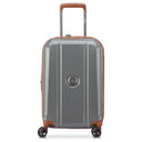 Delsey Paris Helium Ultimate - 4-Rollen-Kabinentrolley S 55 cm erw. (silber)