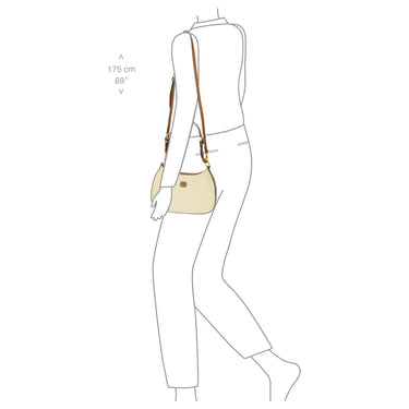 Brics Volterra Trama - Schultertasche 29 cm (cappuccino) - Ansicht 7