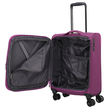 Travelite Corsiica - 4-Rollen-Kabinentrolley S 55 cm erw. (pink) - Ansicht 9