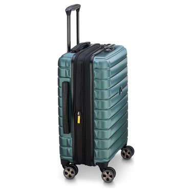 Delsey Paris Shadow 5.0 - 4-Rollen-Kabinentrolley Slim S 55 cm erw. (grün) - Ansicht 8