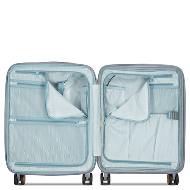 Delsey Paris Shadow 5.0 - 4-Rollen-Kabinentrolley Slim S 55 cm erw. (platin) - Ansicht 6