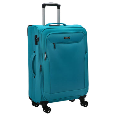 D&N Travel Line 6804 - 4-Rollen-Trolley M 66 cm (türkis) - Ansicht 5