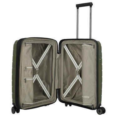 Travelite Air Base - 4-Rollen-Kabinentrolley S 55 cm erw. (olive) - Ansicht 7