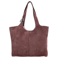 Coccinelle C-Easy Suede - Bolso shopper L 35 cm (berry/berry)