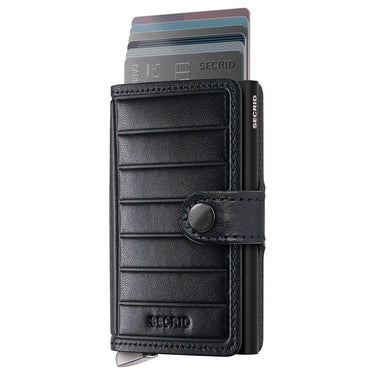Secrid Miniwallet Emboss Lines - Kreditkartenetui 6cc 10.2 cm RFID (black+) - Ansicht 2