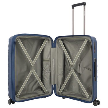 Travelite Mooby - 4-Rollen-Trolley M 66 cm erw. (marine) - Ansicht 6