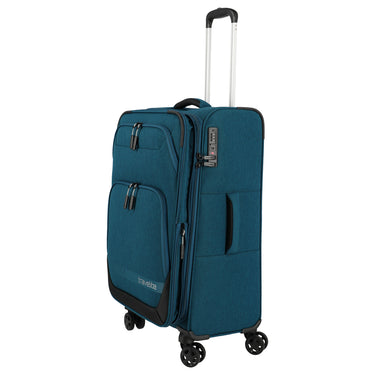 Travelite Kick Off - 4-Rollen-Trolley M 67 cm erw. (petrol) - Ansicht 8