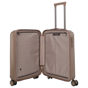 Travelite Paros - 4-Rollen-Kabinentrolley S 55 cm (cappuccino) - Ansicht 6