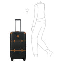 Brics Bellagio Trunk - 4-Rollen-Trolley 74 cm (black/tan) - Ansicht 9