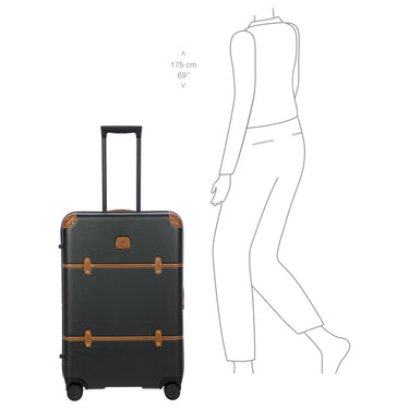 Brics Bellagio - 4-Rollen-Trolley 70.5 cm erw. (black/tan) - Ansicht 10