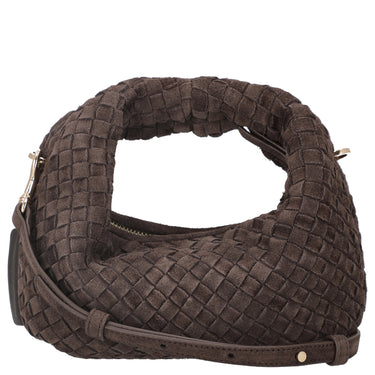 Les Visionnaires Greta Micro Weave Cozy - Umhängetasche 20 cm (dark brown) - Ansicht 4