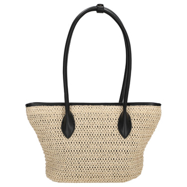 Seidenfelt Savonlinna Tulip - Shopper 33.5 cm (natural straw with black) - Ansicht 4