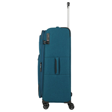 Travelite Kick Off - 4-Rollen-Trolley L 78 cm erw. (petrol) - Ansicht 5