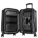Heys Black Leopard - 4-Rollen-Kabinentrolley S 53 cm erw. (black leopard) - Ansicht 5