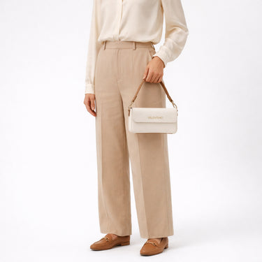 Valentino Bags Alexia - Schultertasche 25 cm (bianco/cuoio) - Ansicht 7