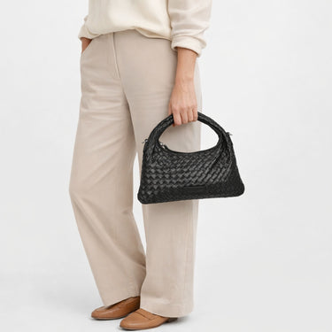 Les Visionnaires Sadie Weave Glossy - Henkeltasche (black) - Ansicht 8