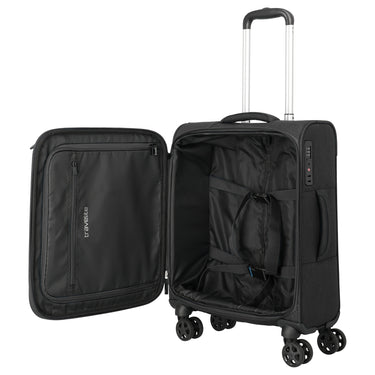 Travelite Kick Off - 4-Rollen-Kabinentrolley S 55 cm (black) - Ansicht 4