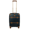Brics Bellagio - Trolley de cabina con 4 ruedas y bolsillo delantero 55 cm expandible (blue/tan)