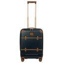 Brics Bellagio - 4-Rollen-Kabinentrolley mit Vortasche 55 cm erw. (blue/tan)