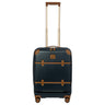 Brics Bellagio - 4-Rollen-Kabinentrolley mit Vortasche 55 cm erw. (blue/tan)