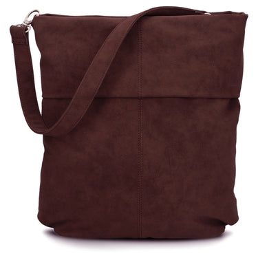 zwei Mademoiselle M12 - Schultertasche 32 cm (nubuk-bordeaux) - Ansicht 4