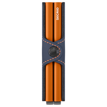 Secrid Matte Twinwallet - Geldbörse 12cc 7 cm RFID (night blue-orange)