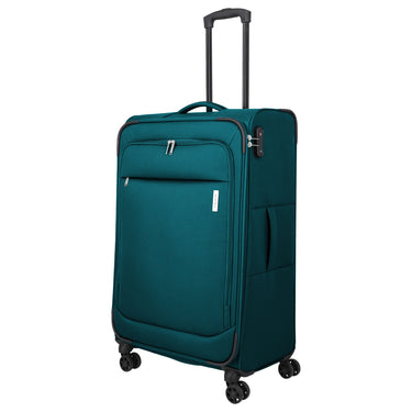 Travelite Priego - 4-Rollen-Trolley L 77 cm (petrol) - Ansicht 2