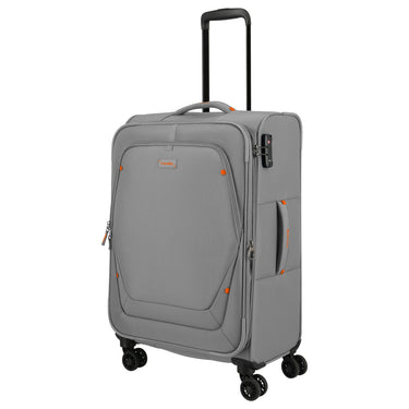 Travelite Umbria - 4-Rollen-Trolley M 67 cm erw. (smoky grey) - Ansicht 2