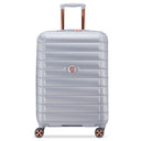 Delsey Paris Shadow 5.0 - 4-Rollen-Trolley M 66 cm erw. (platin)