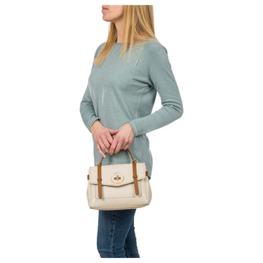 Brics Ninfea - Henkeltasche 25 cm (cream/caramel) - Ansicht 7