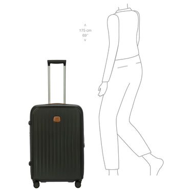 Brics Taormina - 4-Rollen-Trolley M 69 cm erw. (olive) - Ansicht 9