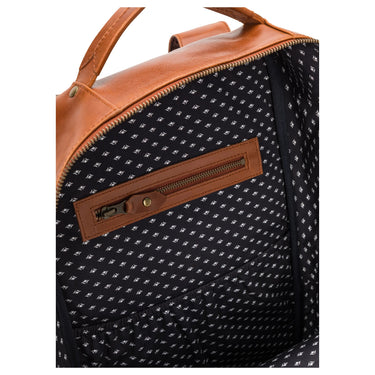 Buckle & Seam Leon - Rucksack 15" 41 cm (cognac/dots) - Ansicht 5