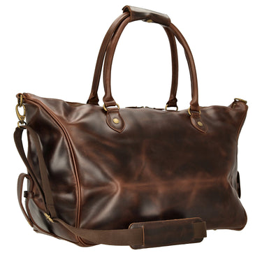 Buckle & Seam Linwood Weekender - Reisetasche 50 cm Leder (brown/blue) - Ansicht 5