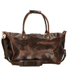 Buckle & Seam Linwood Weekender - Bolsa de viaje 50 cm Leder (brown/dots)