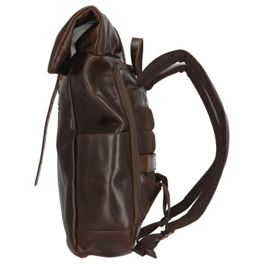 Buckle & Seam Norman - Rolltop Rucksack 61 cm (braun/blau) - Ansicht 3