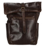 Buckle & Seam Norman - Rolltop Rucksack 61 cm (braun/dots)