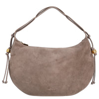 Coccinelle Thess Suede Bim - Shoulder Bag 38 cm (warm taupe)