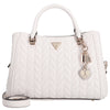 Guess Stacey Satchel - Bolso de mano 26 cm (off white)