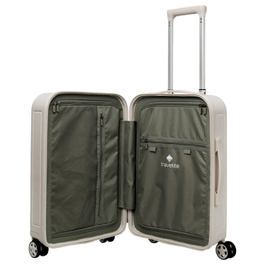 Travelite Panello - 4-Rollen-Kabinentrolley S Slim 55 cm (ivory) - Ansicht 6