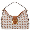 Guess Camden - Bolso de hombro 34.5 cm (cognac logo)