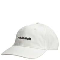 Calvin Klein Logo Embroidery - Baseball Cap (bright white)