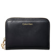Calvin Klein Medium Flap Zip - Cartera 6cc 11 cm (black)