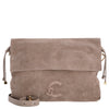 Coccinelle Lidia Suede Bim - Bolso de hombro 31 cm (warm taupe)