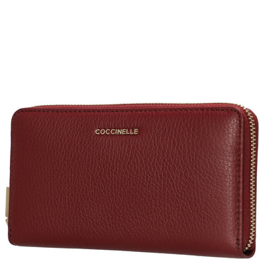 Coccinelle Metallic Soft - Geldbörse 7cc 18 cm (ribes) - Markenkoffer