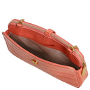 Coccinelle Mini Bag Croco Soft - Umhängetasche 20 cm (geranium) - Ansicht 7