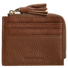 Coccinelle Tassel - Tarjetero 6cc 10 cm (cognac)