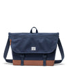 Herschel Cove Messenger - Bolso bandolera 16" 50 cm (navy/saddle brown)