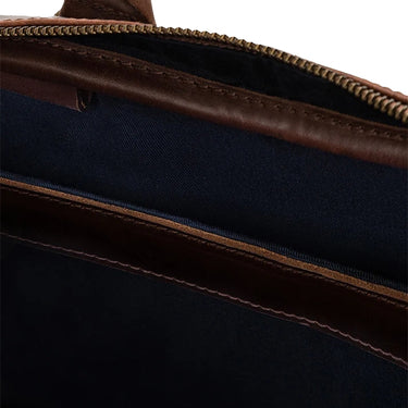 Buckle & Seam Everett - Aktentasche 16" 38 cm (brown/blu) - Ansicht 4