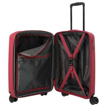 Travelite Air Stripe - 4-Rollen-Kabinentrolley S 55 cm erw. (red) - Ansicht 3